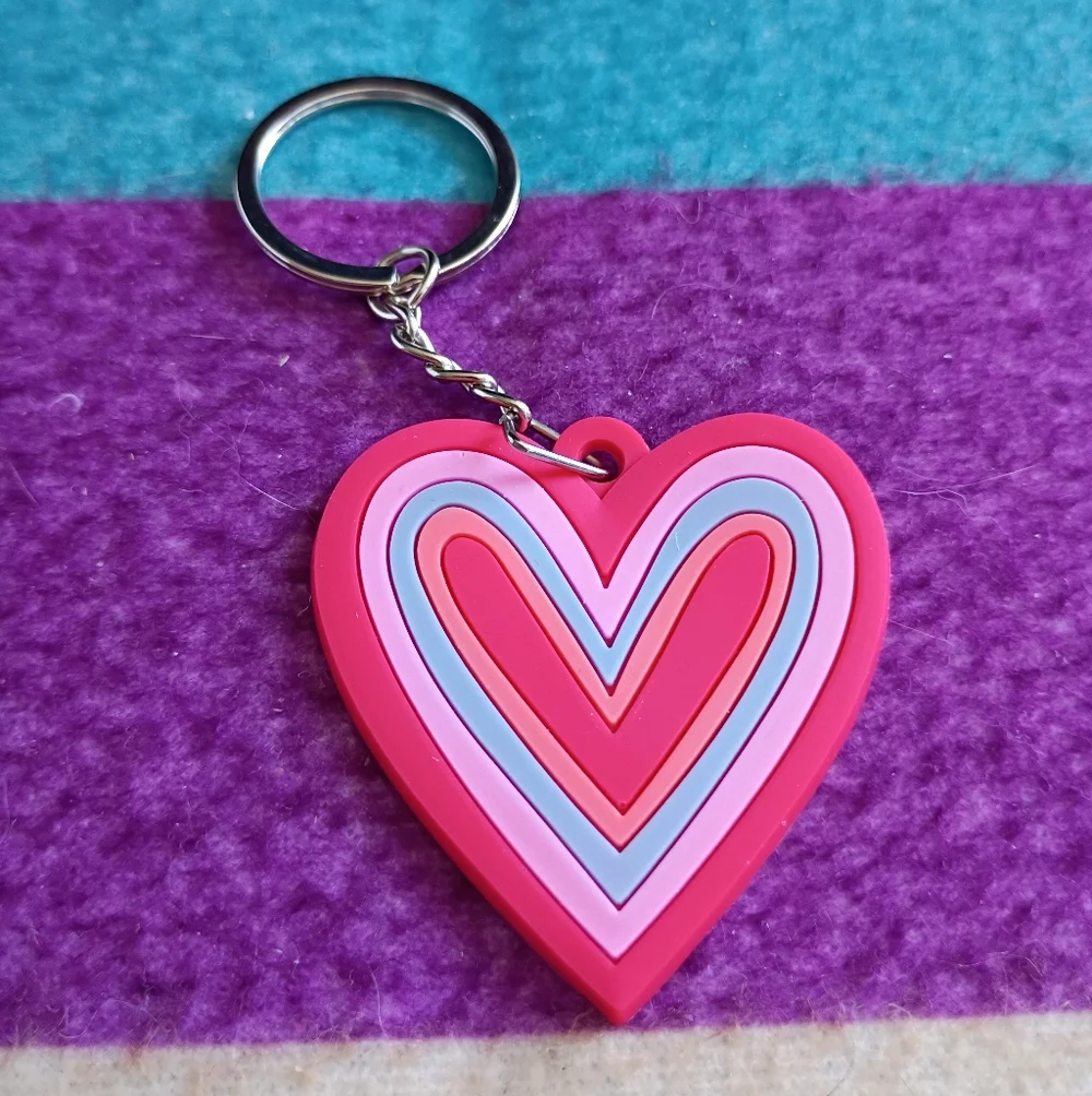 Target Valentine's Day Heart Keychain